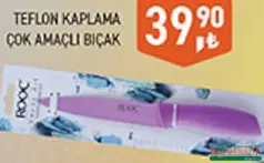 ROOC TEFLON KAPLAMA ÇOK AMAÇLI BIÇAK ROOC TEFLON KAPLAMA ÇOK AMAÇLI BIÇAK